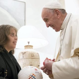chaica al quassimi and pope francis